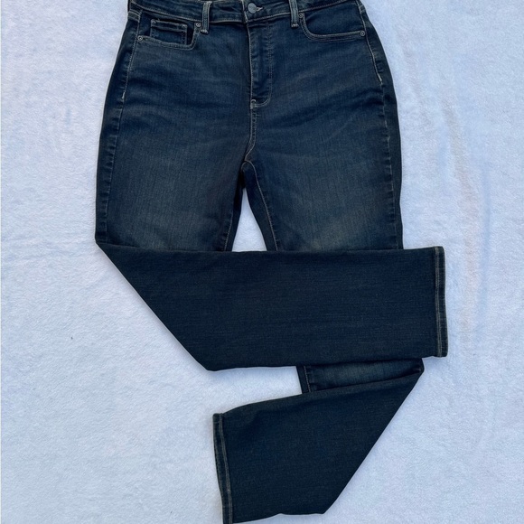 NYDJ Midnight Blue Straight Leg Jeans size 10 - Picture 3 of 9